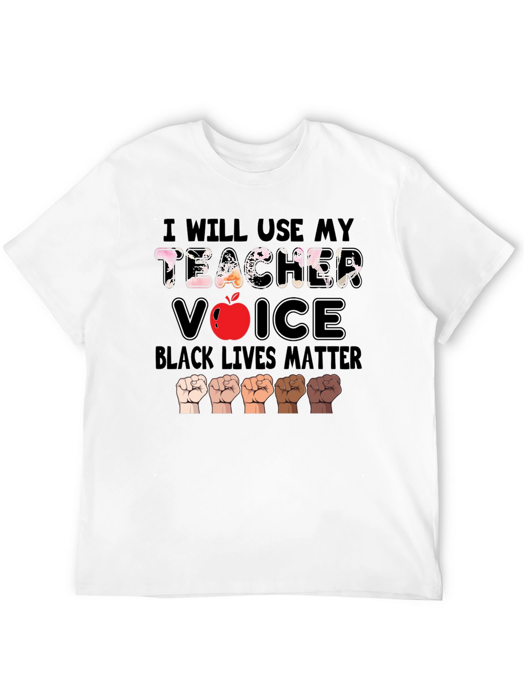 Teacher Voice Black Lives Matter T-Shirt