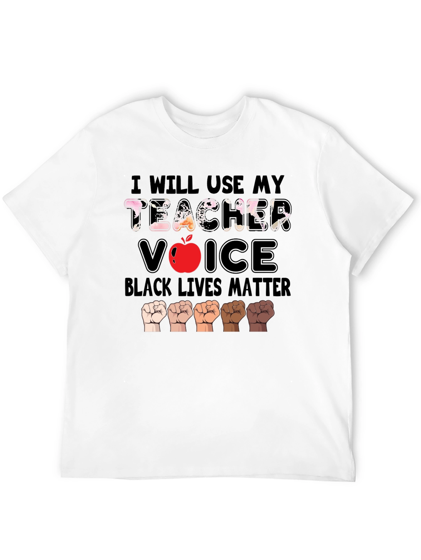 Teacher Voice Black Lives Matter T-Shirt