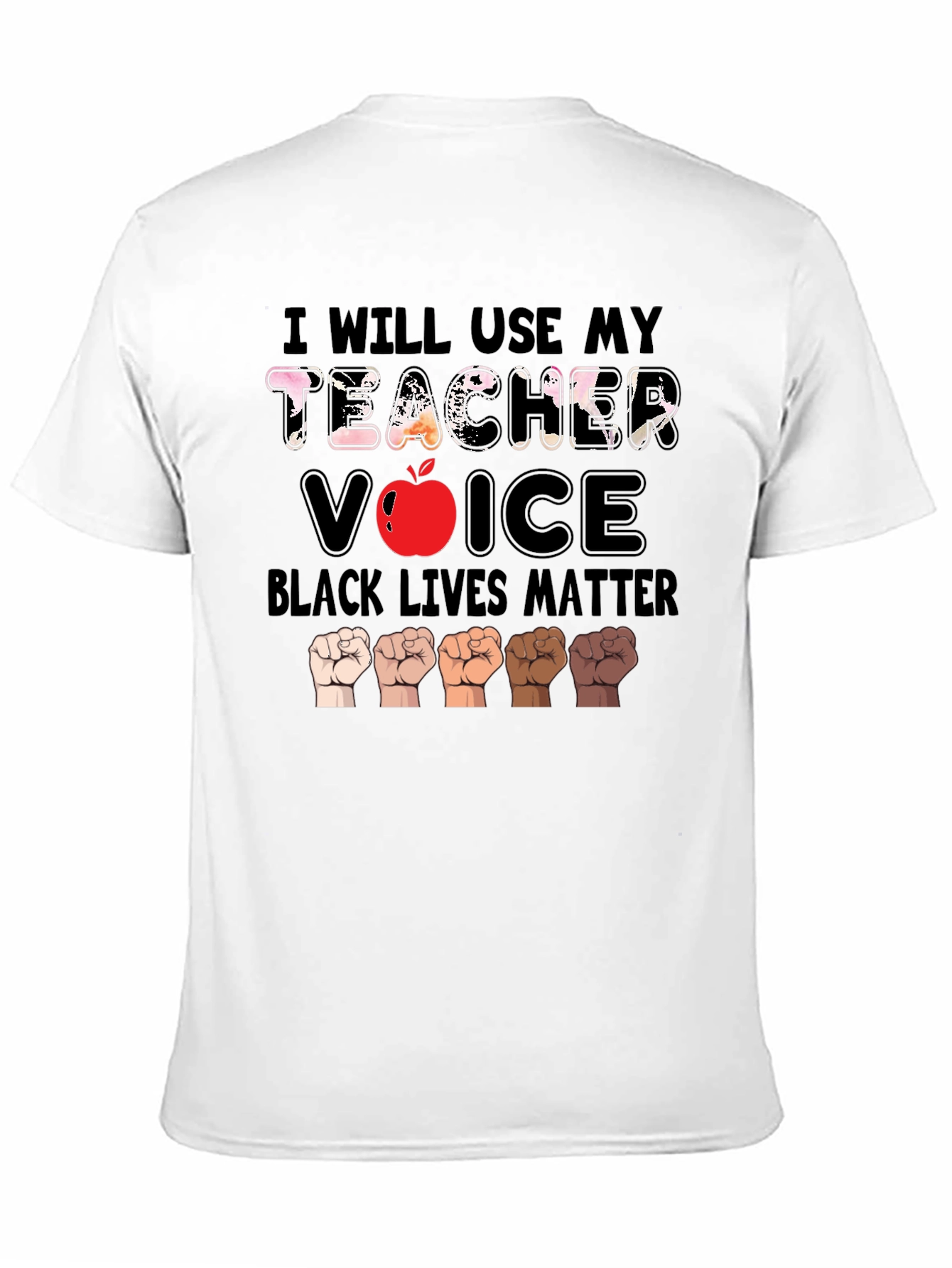 Teacher Voice Black Lives Matter T-Shirt