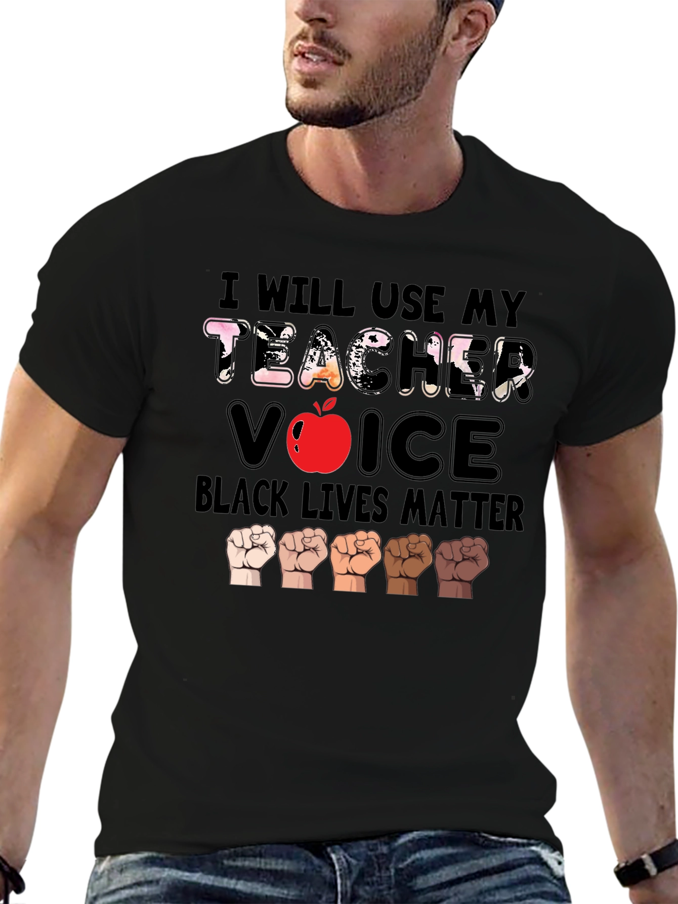 Teacher Voice Black Lives Matter T-Shirt
