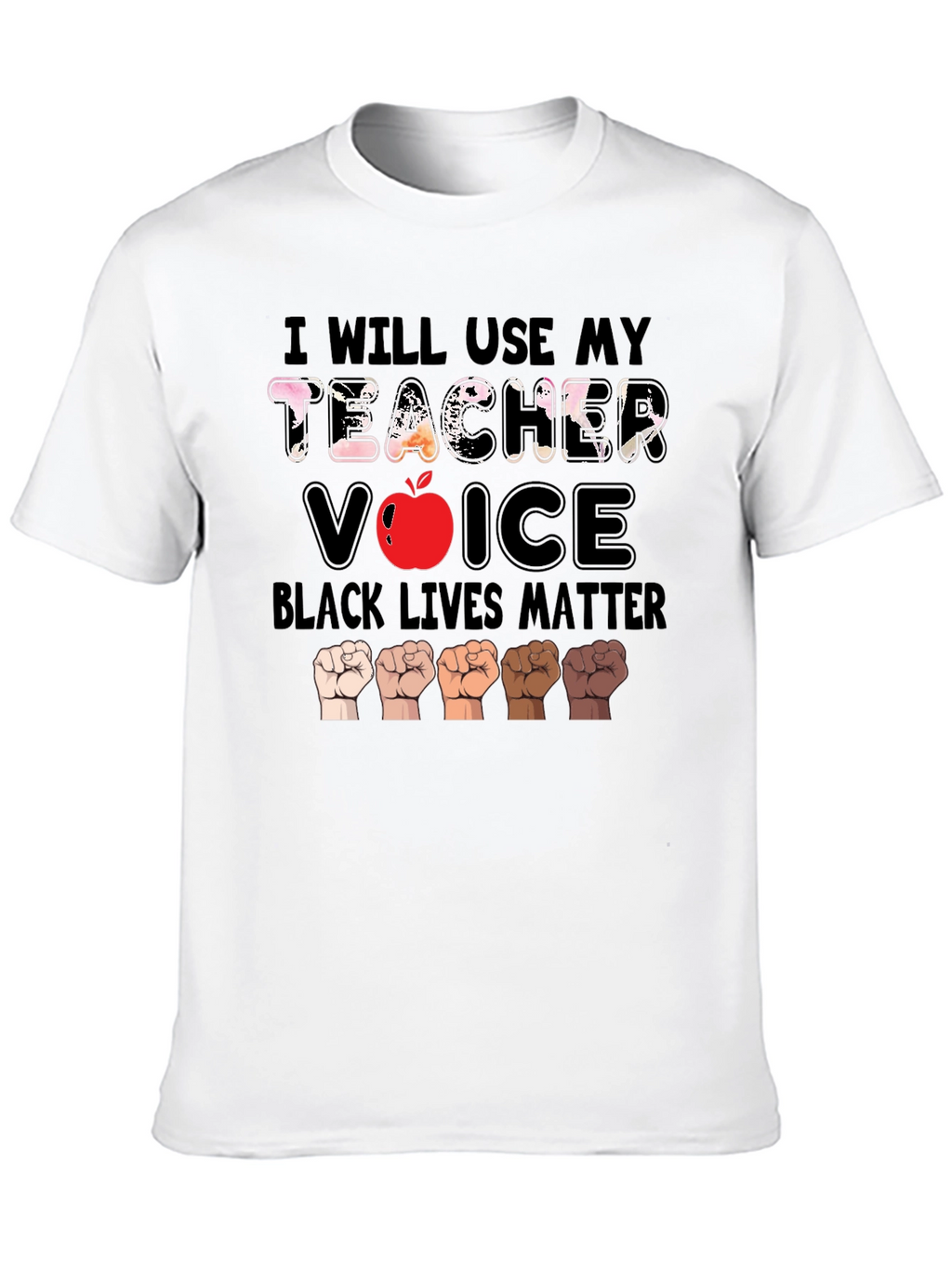Teacher Voice Black Lives Matter T-Shirt
