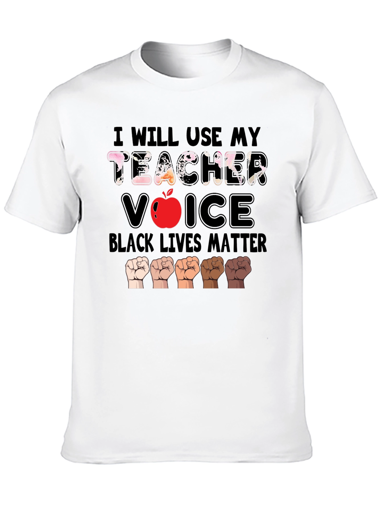 Teacher Voice Black Lives Matter T-Shirt