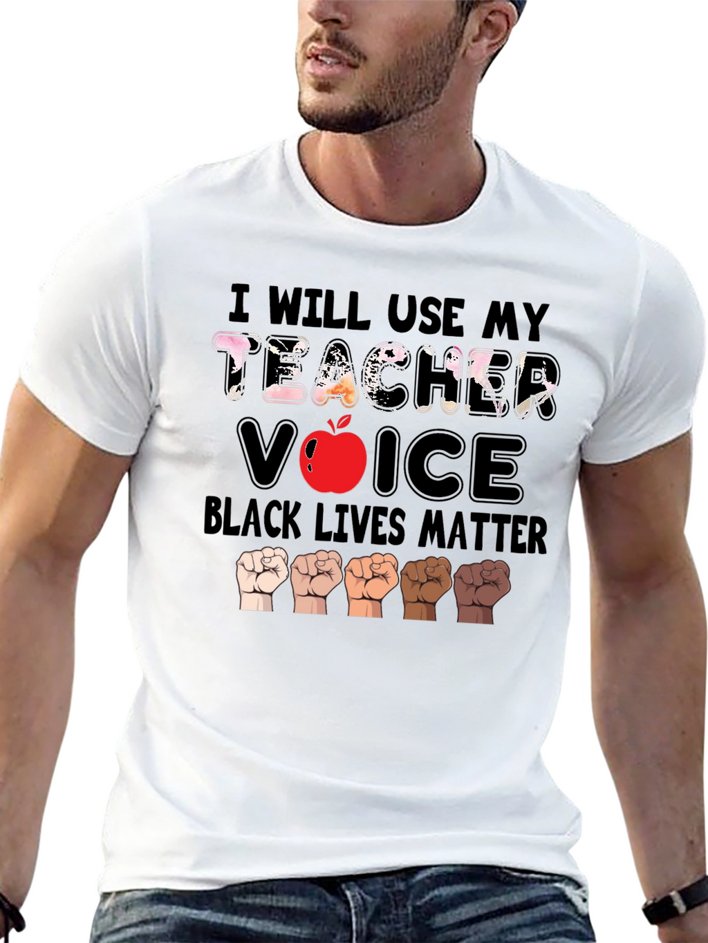 Teacher Voice Black Lives Matter T-Shirt
