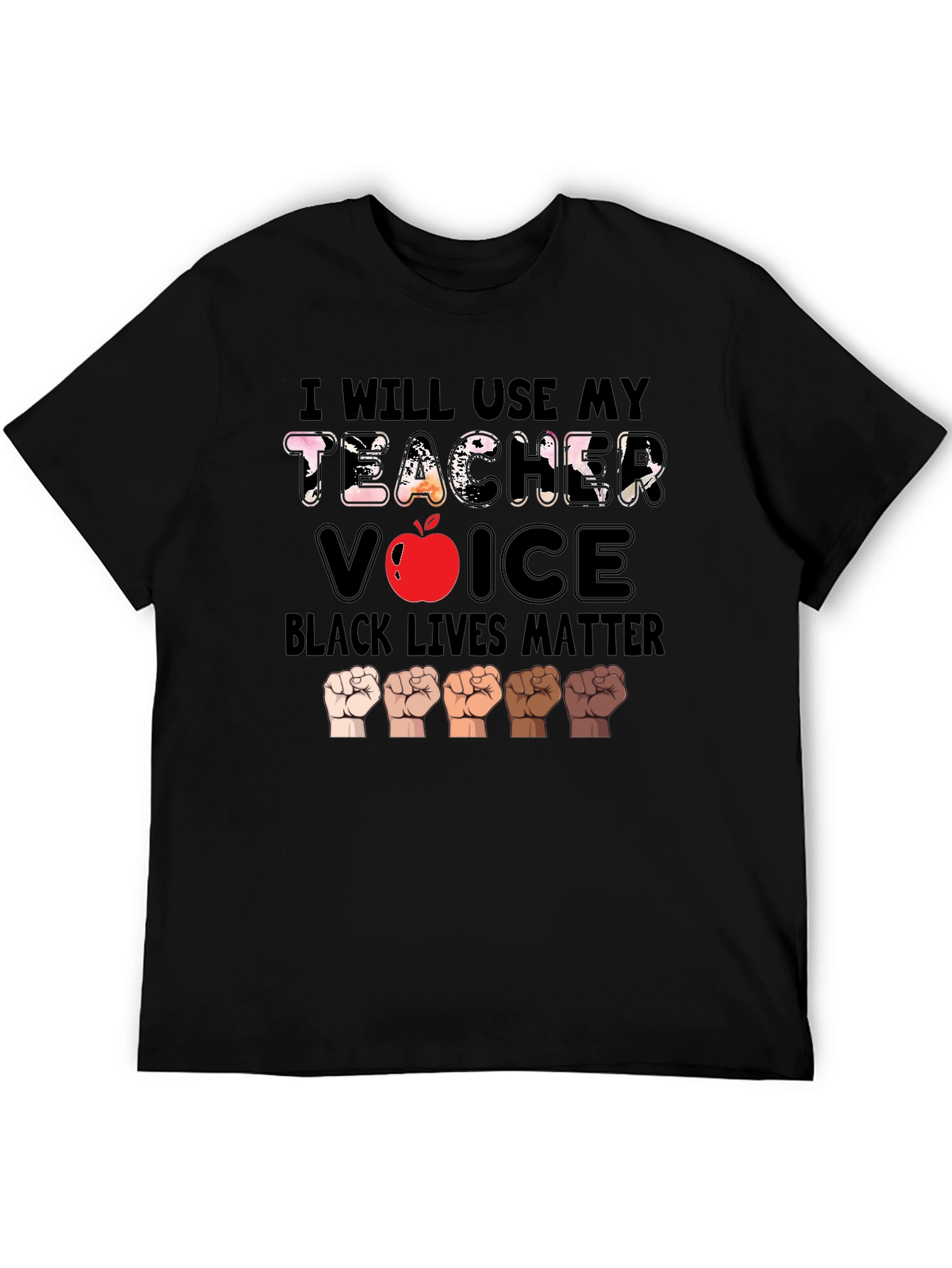 Teacher Voice Black Lives Matter T-Shirt