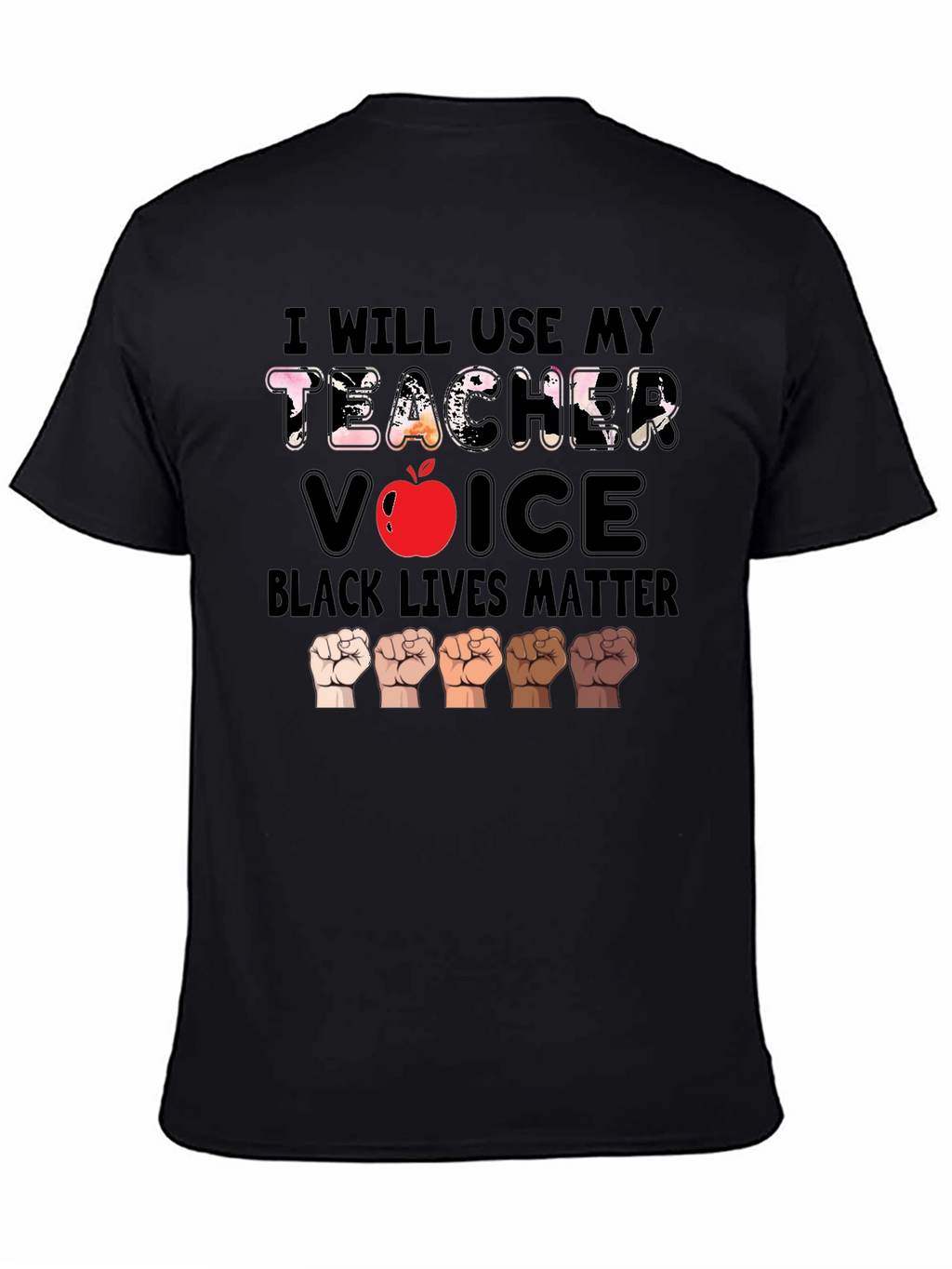Teacher Voice Black Lives Matter T-Shirt