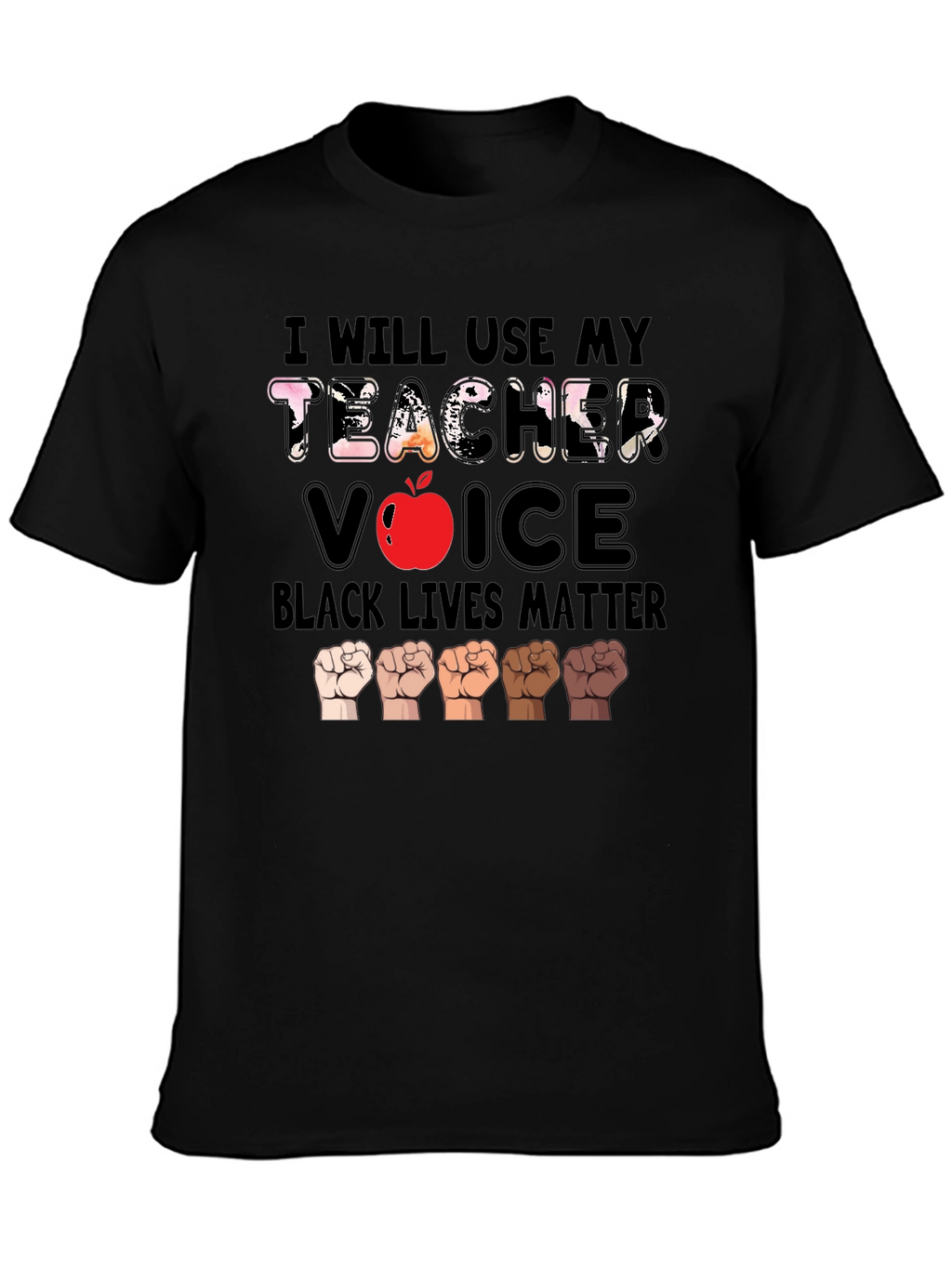Teacher Voice Black Lives Matter T-Shirt