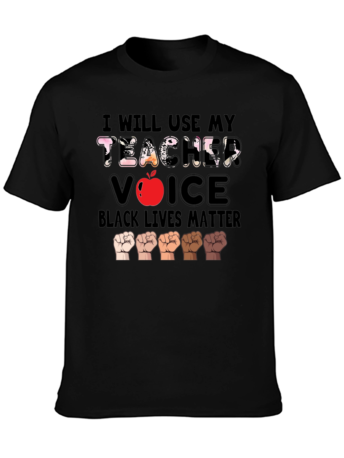 Teacher Voice Black Lives Matter T-Shirt