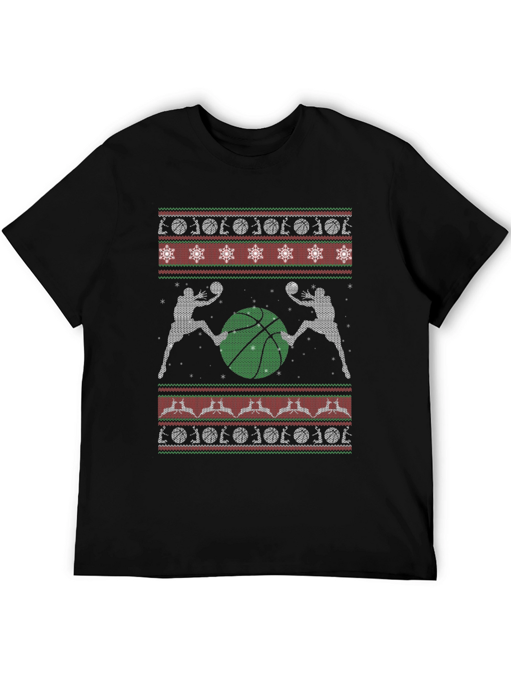 Basketball Christmas T-Shirt