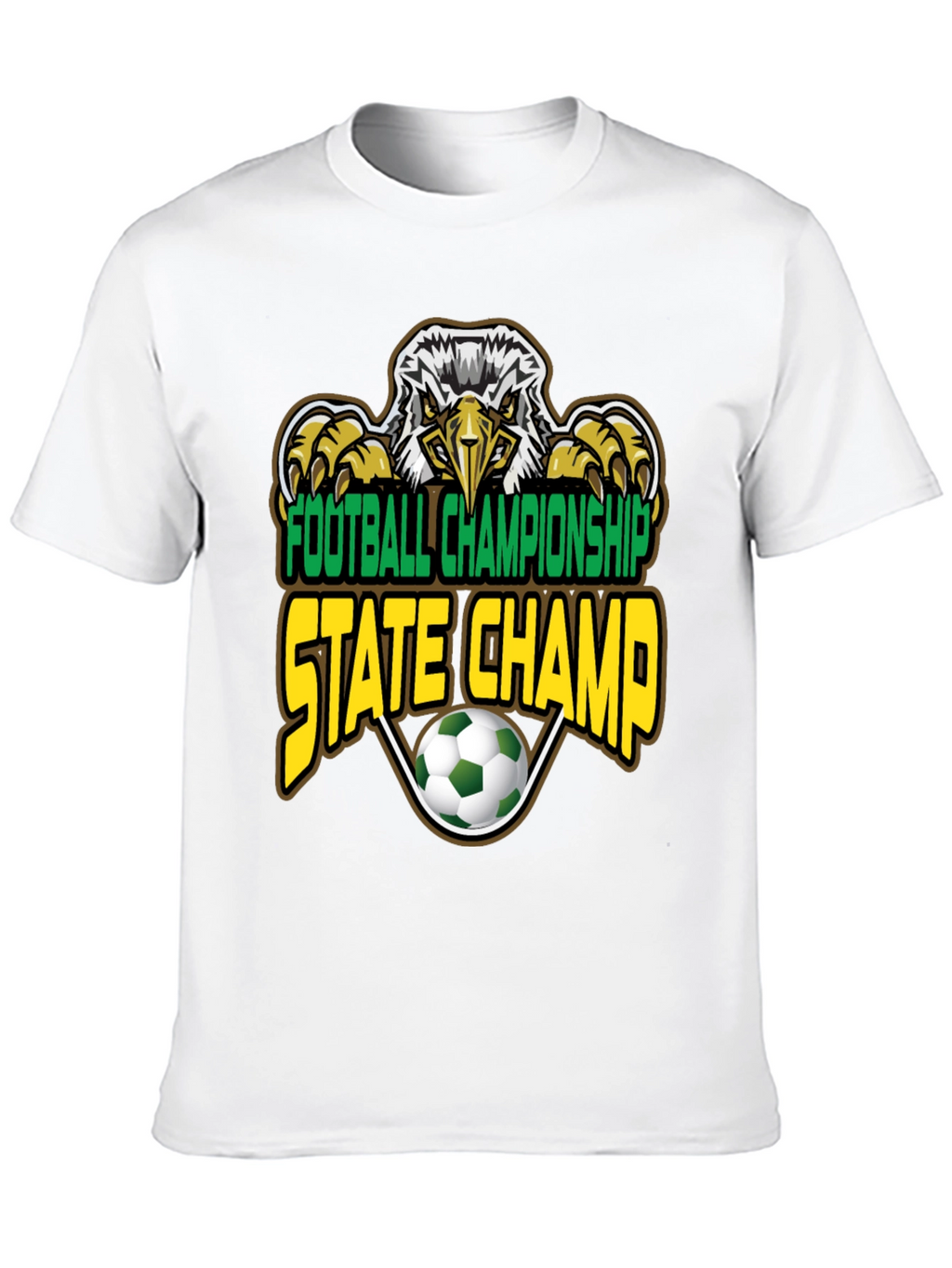 Football Championship State Champ Eagle T-Shirt