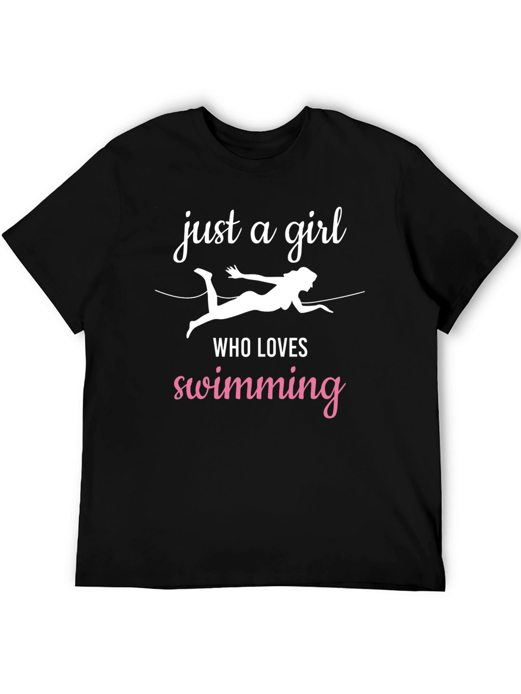 Just a Girl Who Loves Swimming T-Shirt