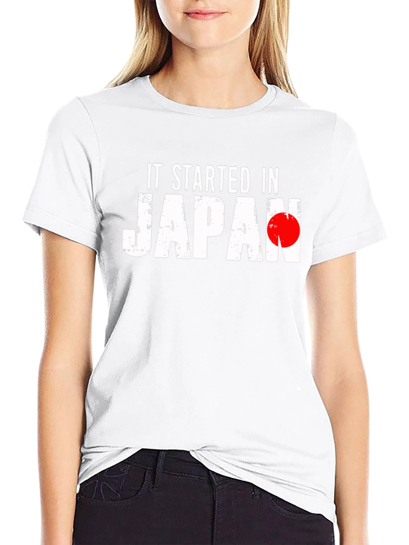 It Started in Japan Black T-Shirt