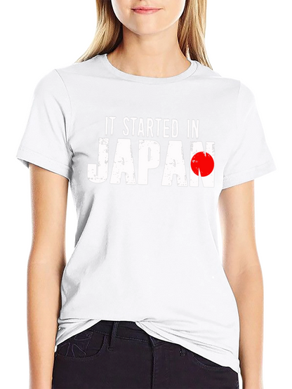 It Started in Japan Black T-Shirt