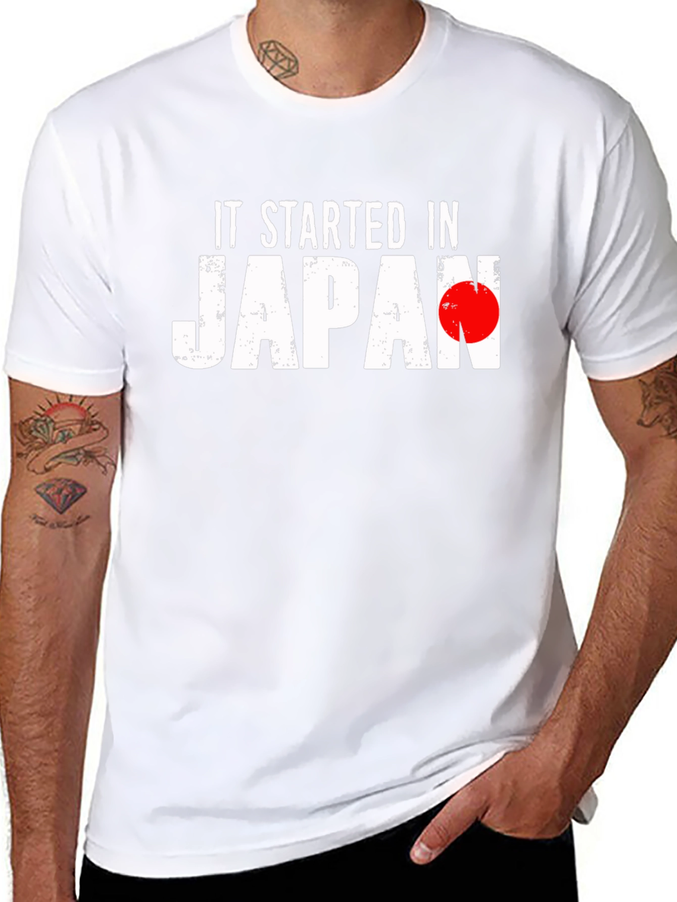 It Started in Japan Black T-Shirt