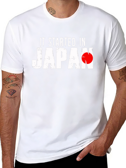 It Started in Japan Black T-Shirt