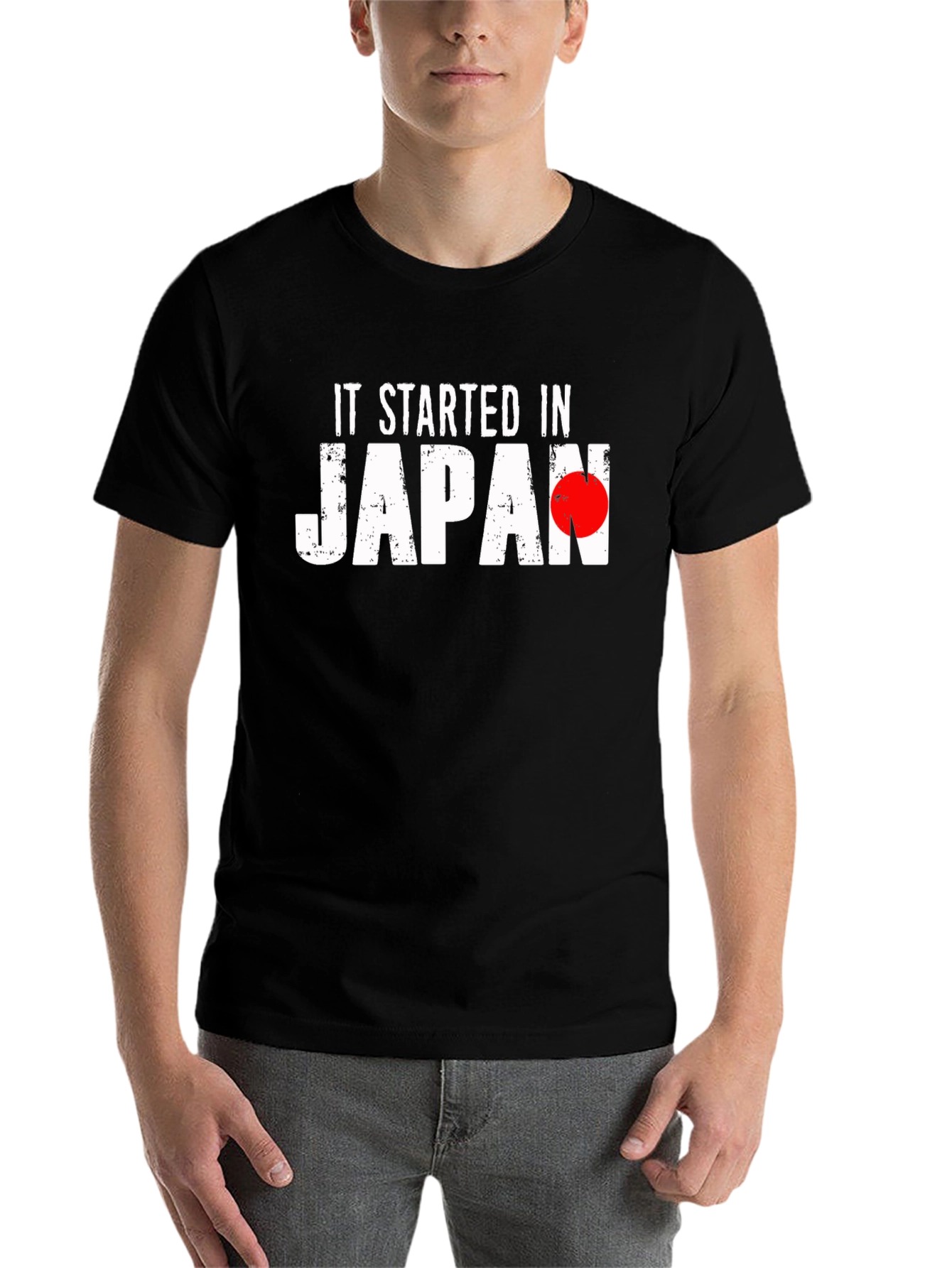 It Started in Japan Black T-Shirt