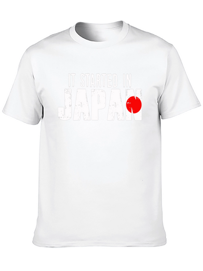 It Started in Japan Black T-Shirt