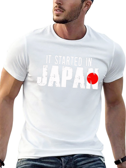 It Started in Japan Black T-Shirt