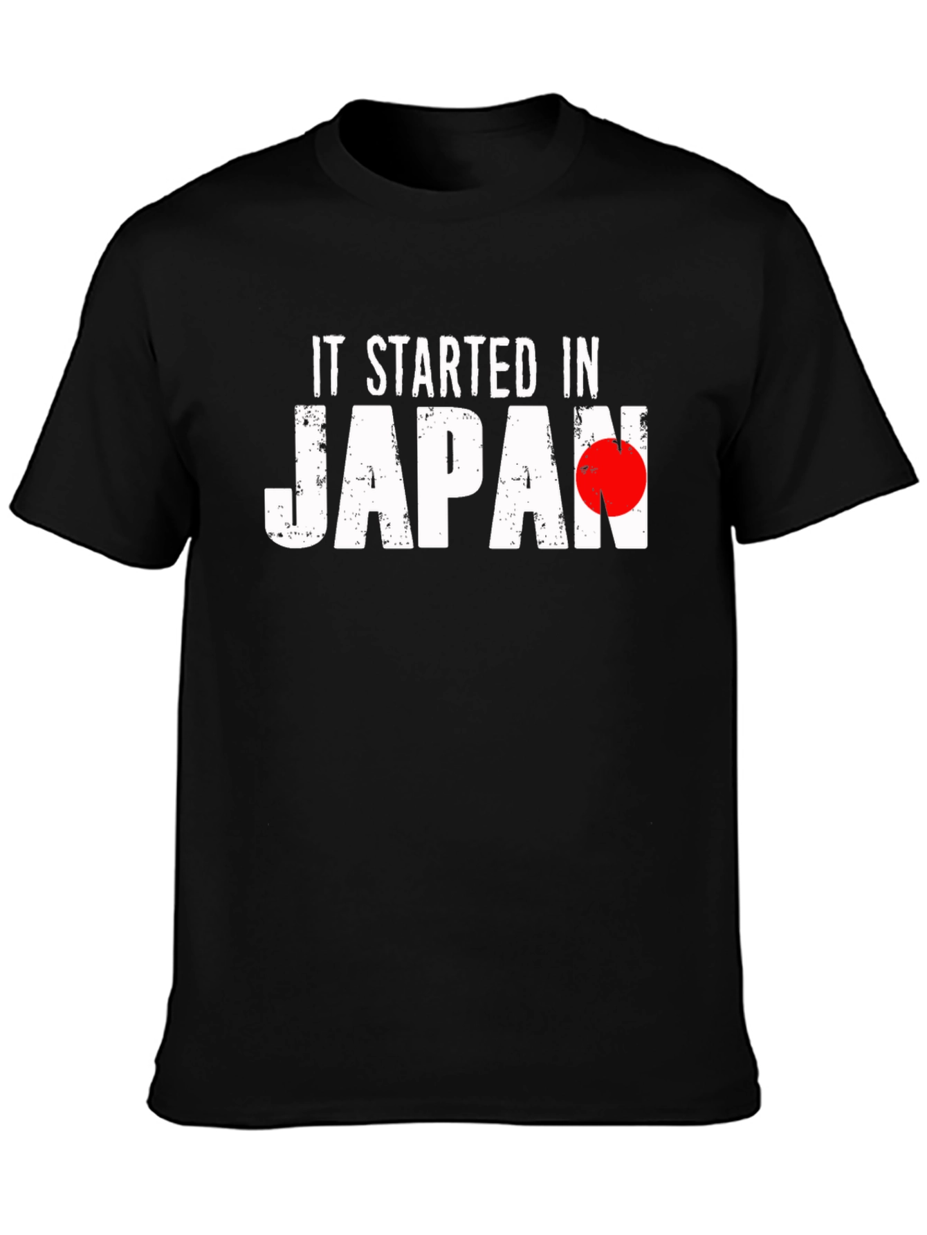 It Started in Japan Black T-Shirt
