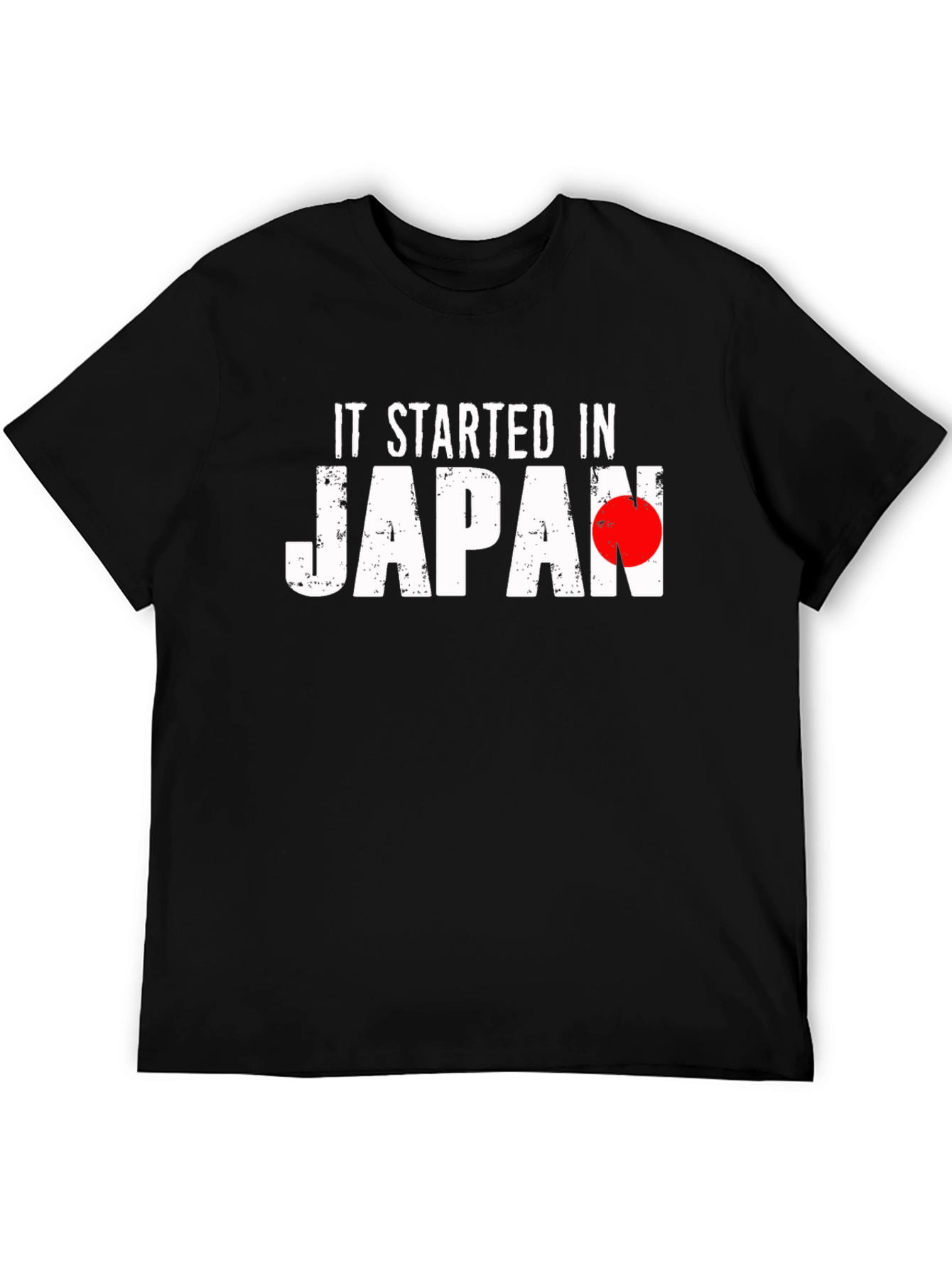 It Started in Japan Black T-Shirt