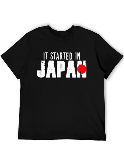 It Started in Japan Black T-Shirt