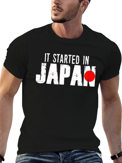 It Started in Japan Black T-Shirt