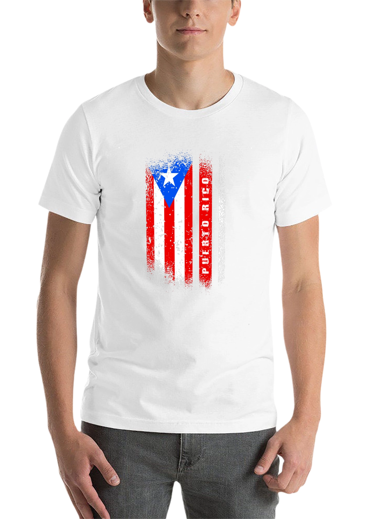 Puerto Rico Flag T-Shirt - Distressed Graphic Tee