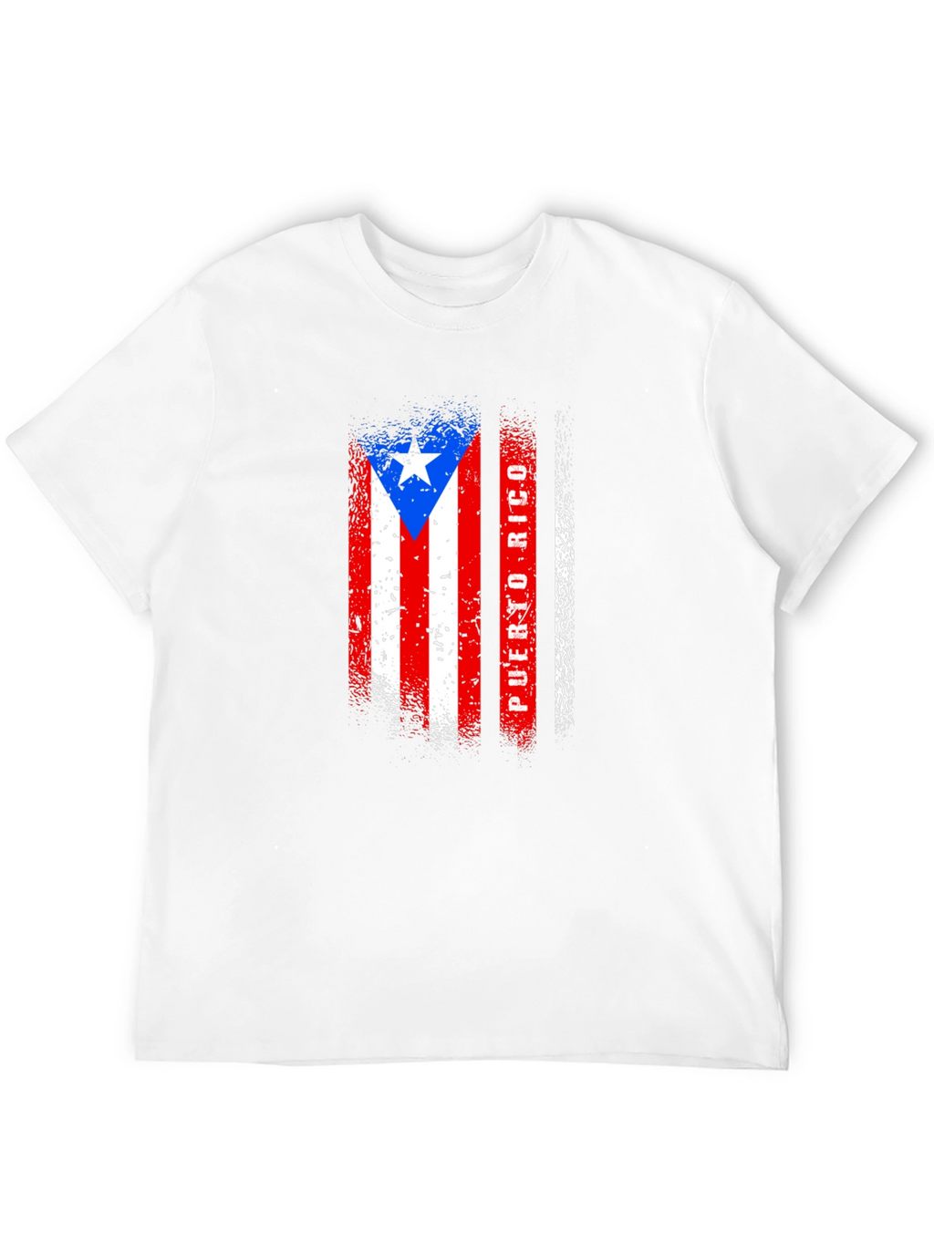 Puerto Rico Flag T-Shirt - Distressed Graphic Tee
