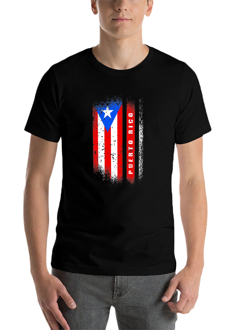 Puerto Rico Flag T-Shirt - Distressed Graphic Tee