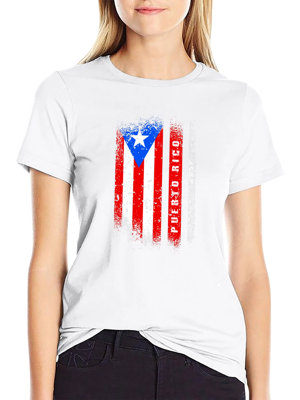 Puerto Rico Flag T-Shirt - Distressed Graphic Tee