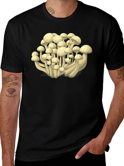 Mushroom Graphic Tee - Unique Fungus Design