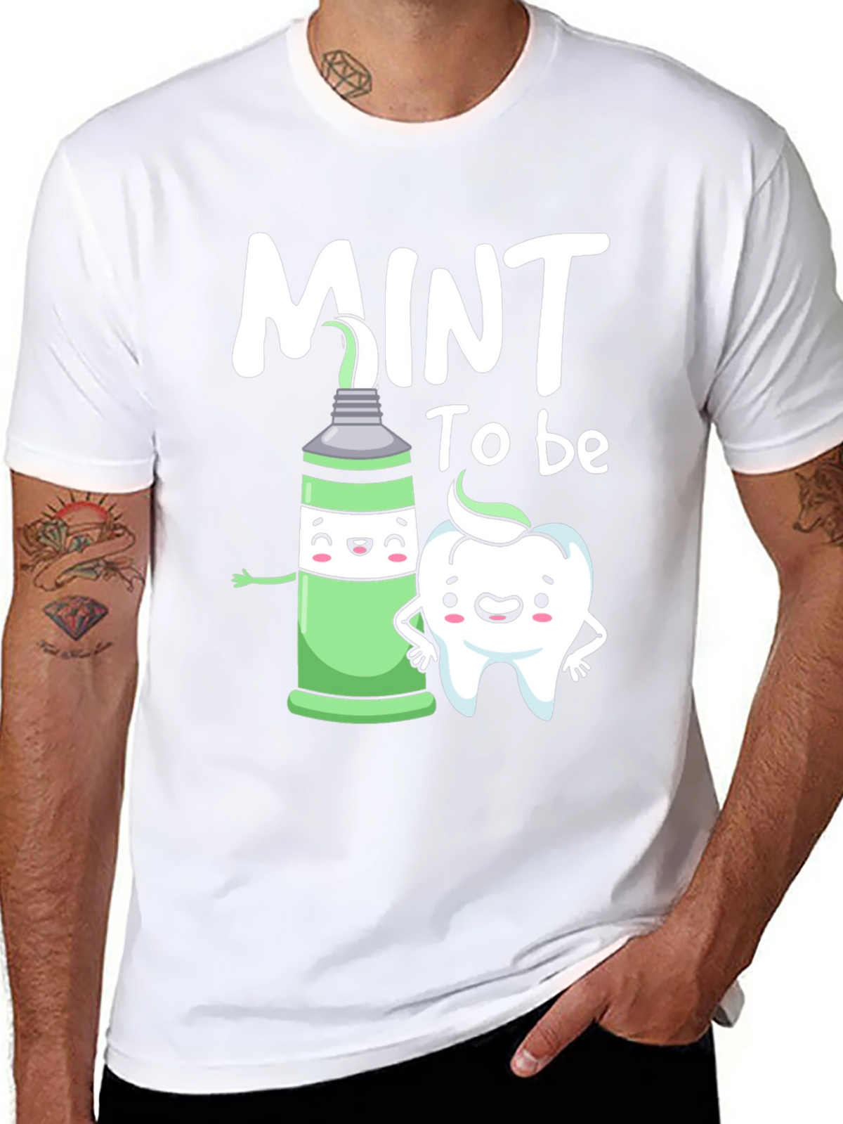 Mint to be Tooth T-Shirt Funny Dental Tee
