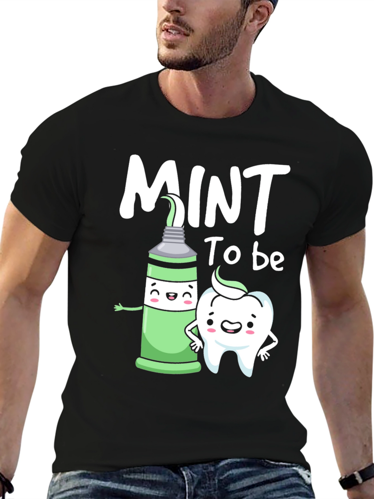 Mint to be Tooth T-Shirt Funny Dental Tee