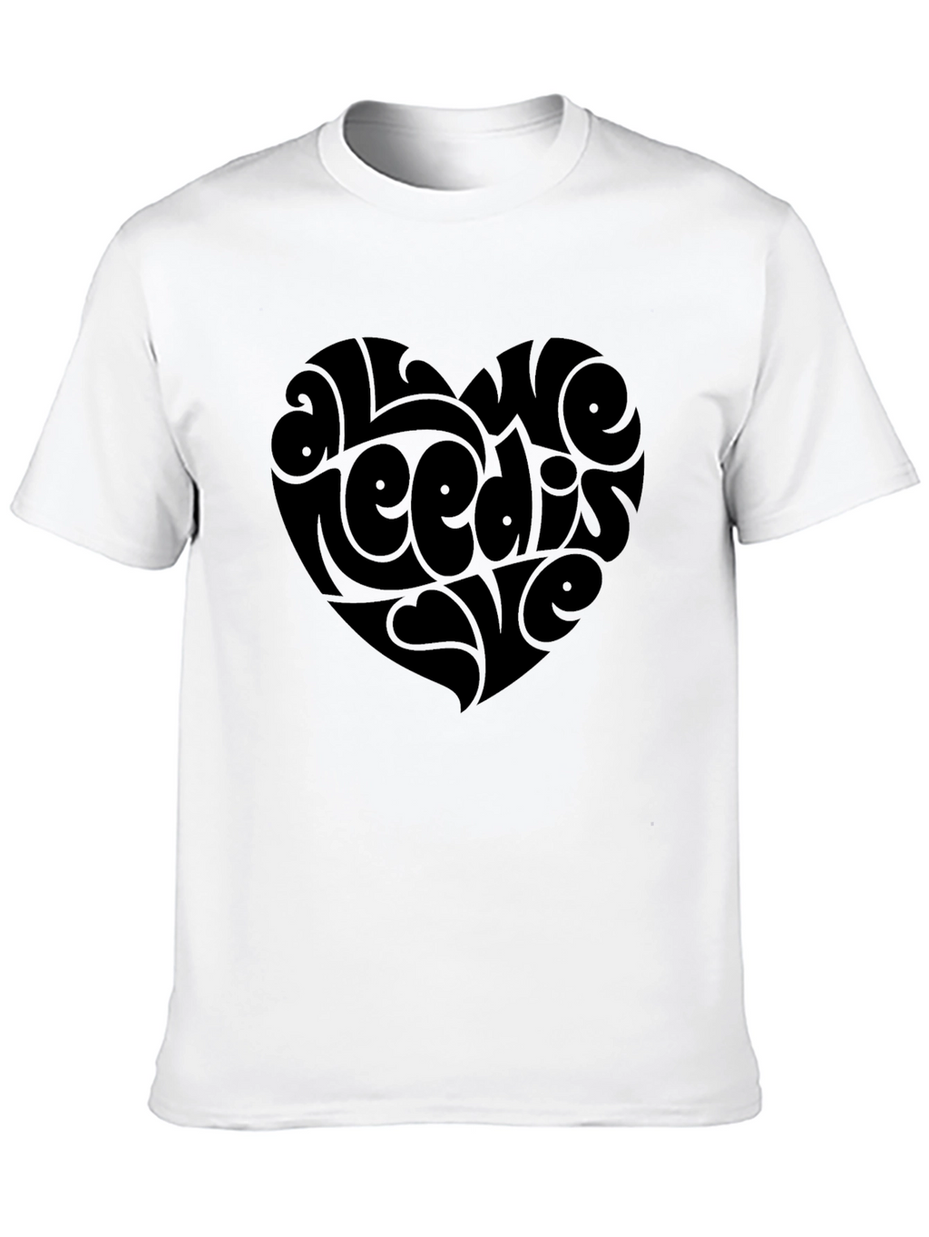 All We Need Is Love Heart Graphic Tee