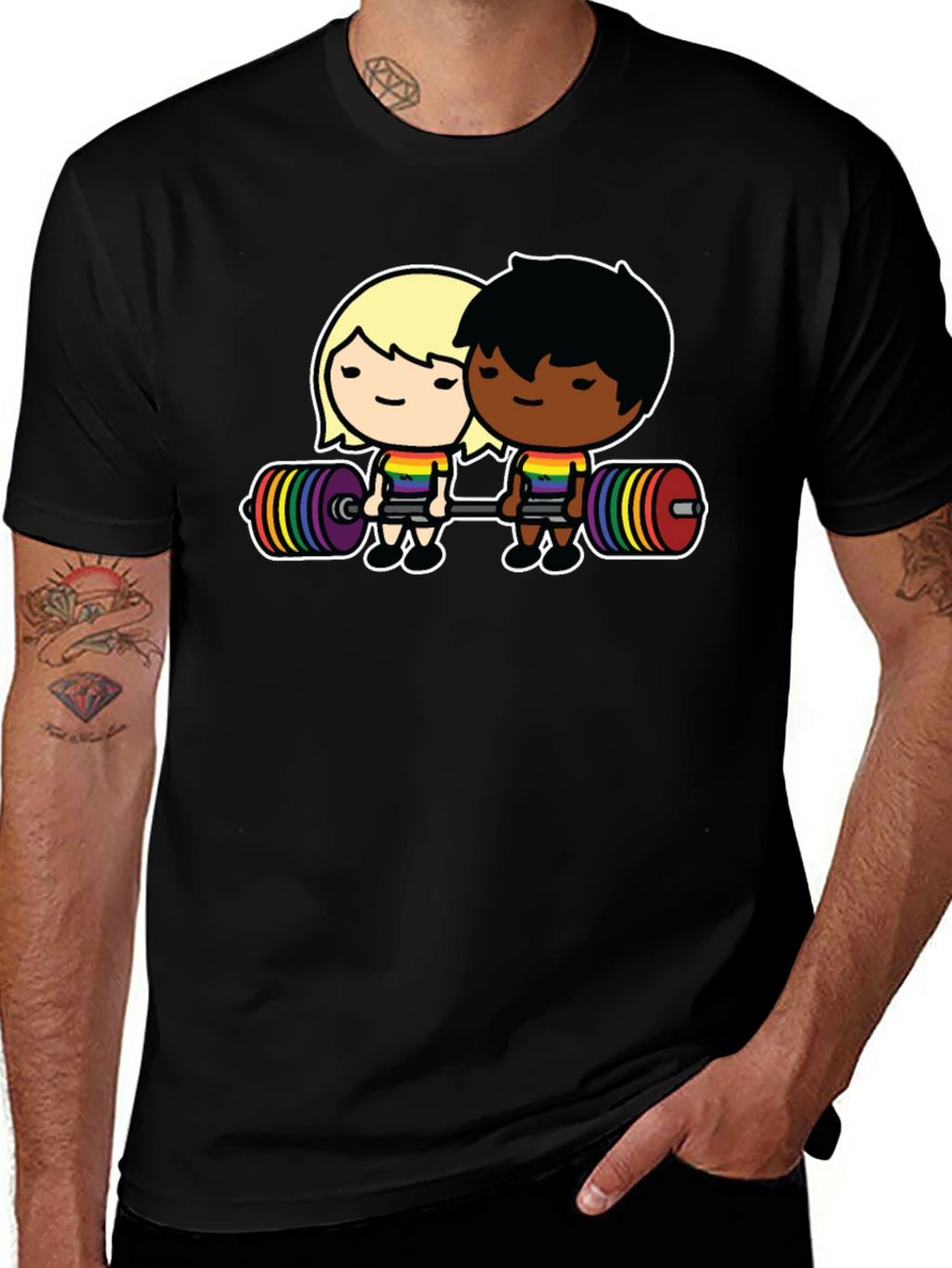 LGBT Weightlifting T-Shirt
