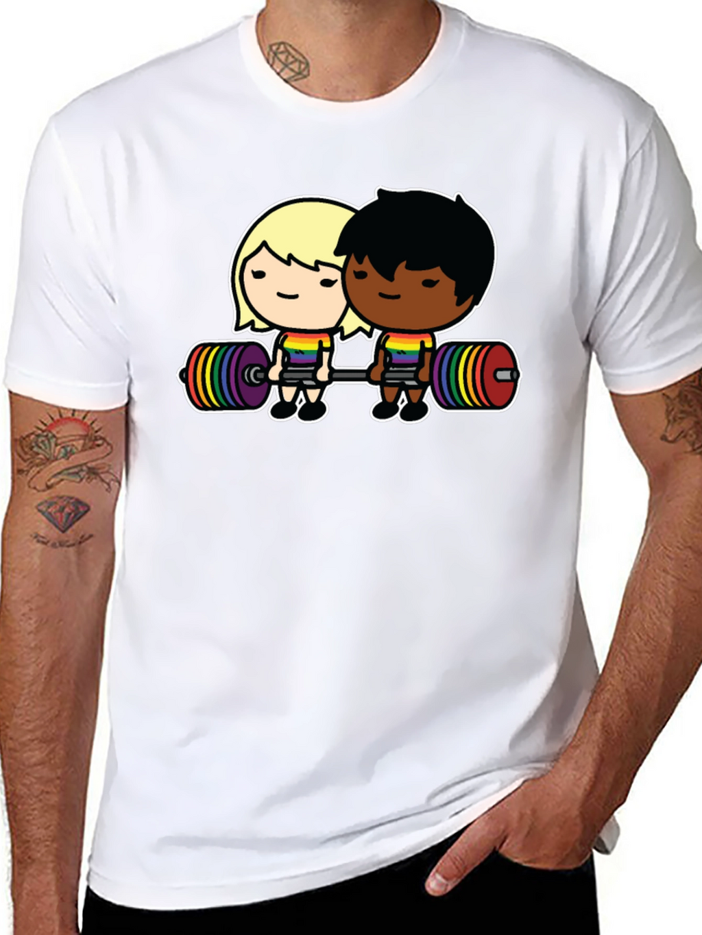 LGBT Weightlifting T-Shirt