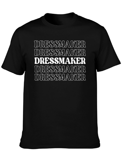Dressmaker Graphic T-Shirt - Black Crew Neck Tee
