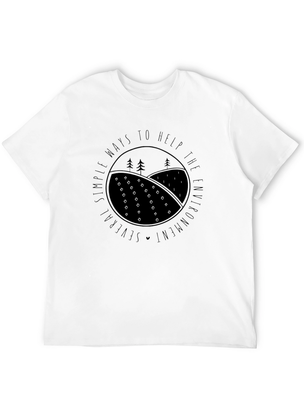 Eco-Friendly Graphic Tee - Help the Environment