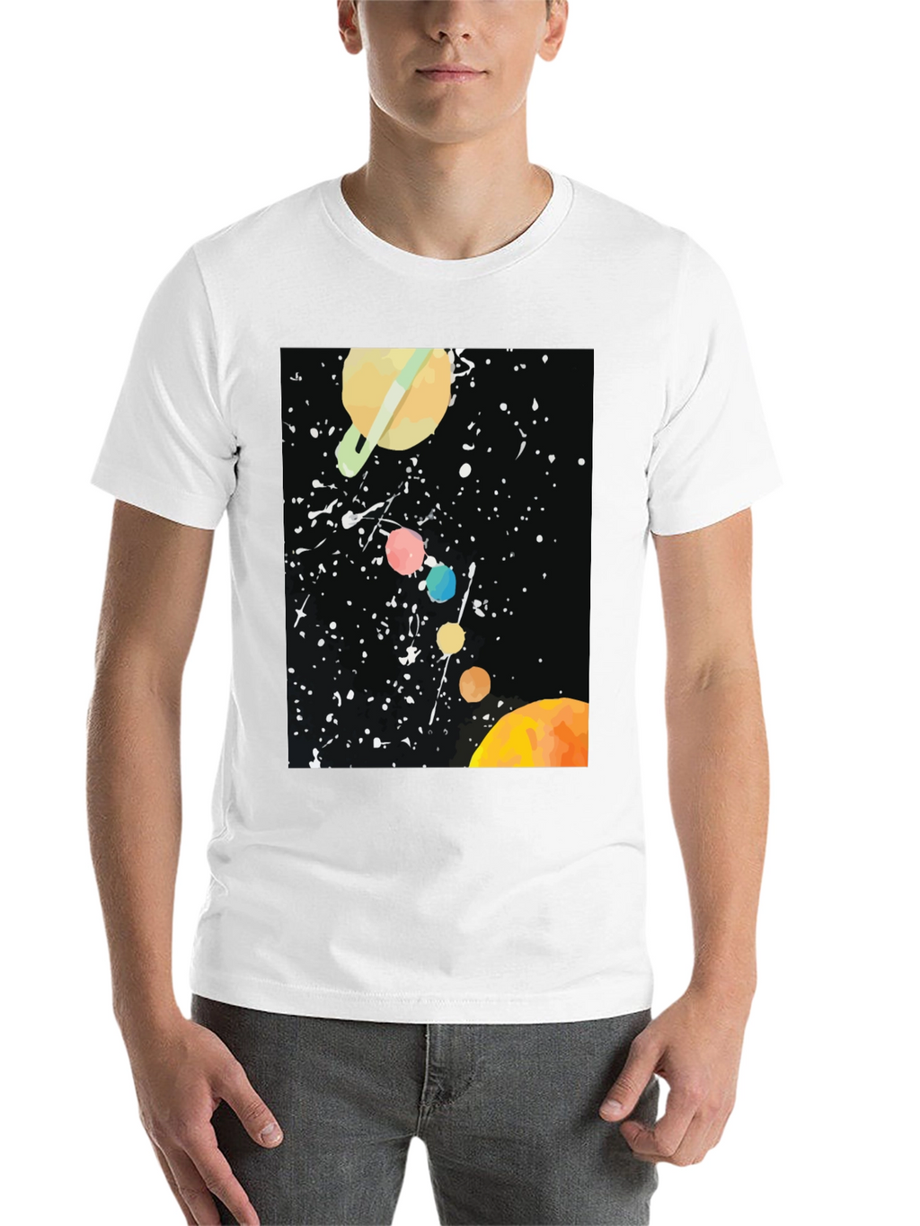 Cosmic Planets Graphic Tee