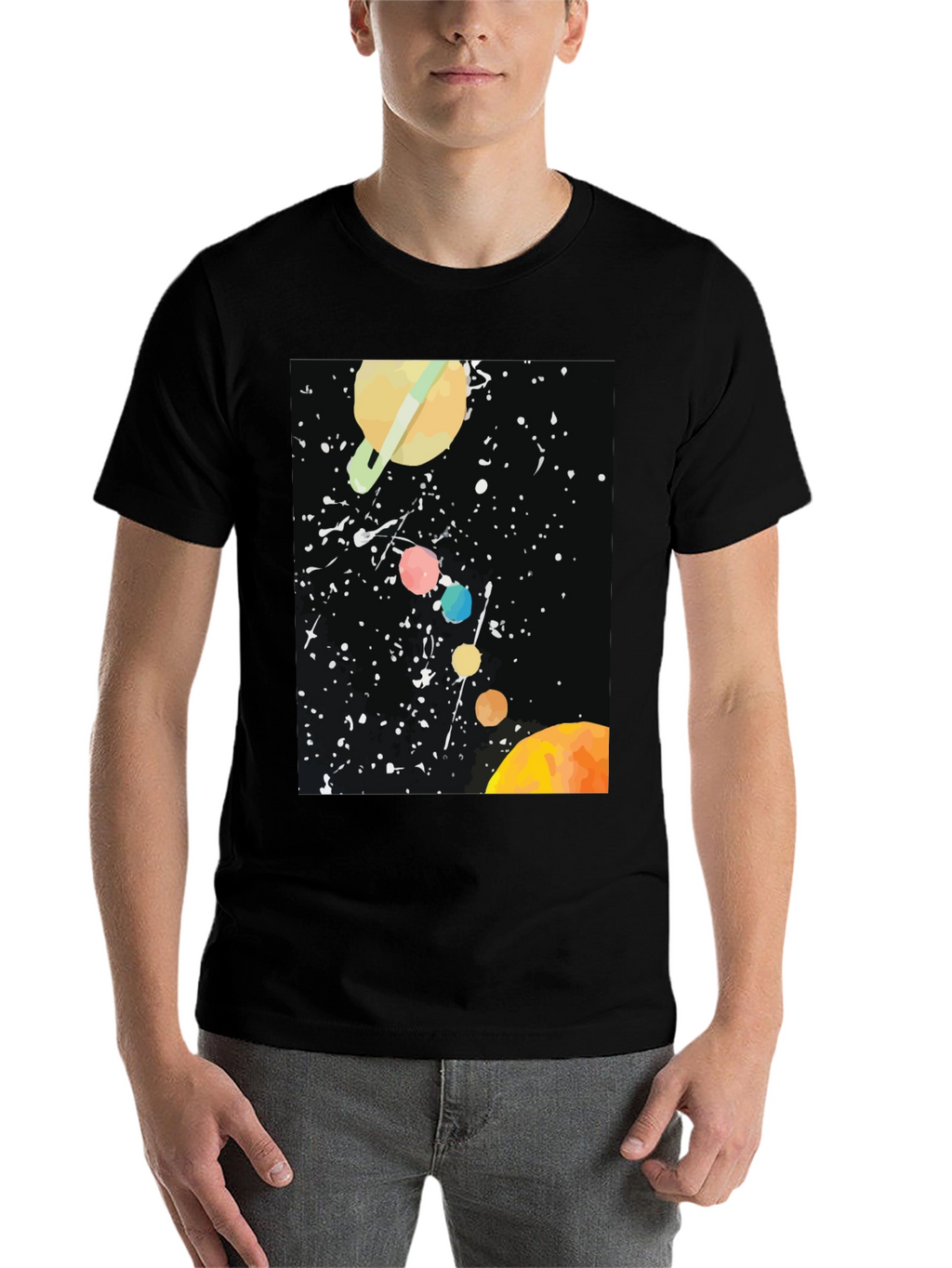 Cosmic Planets Graphic Tee