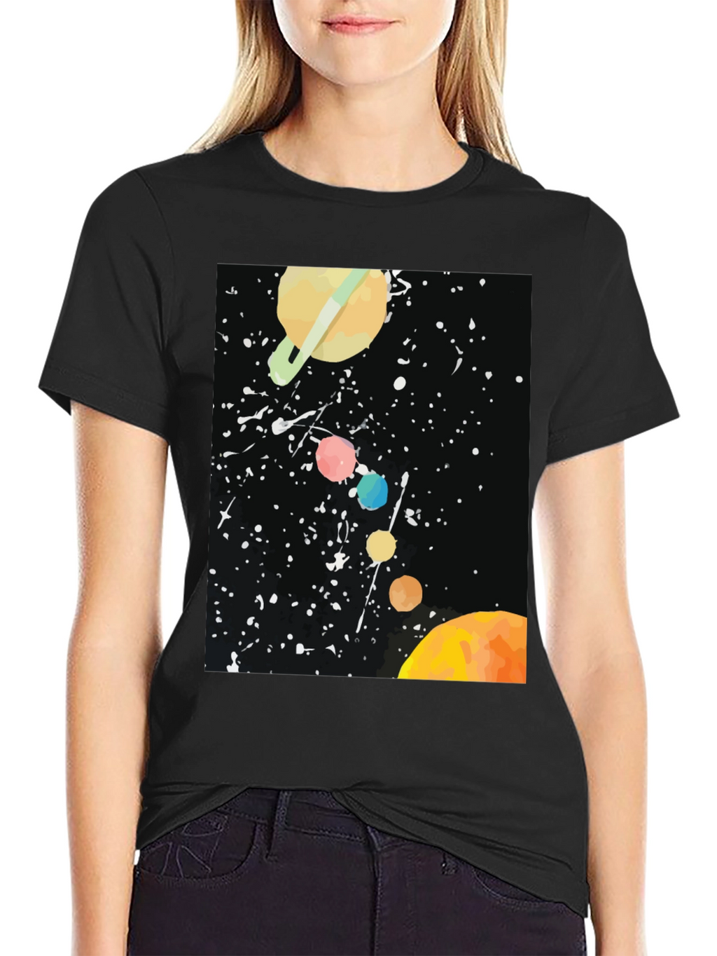 Cosmic Planets Graphic Tee
