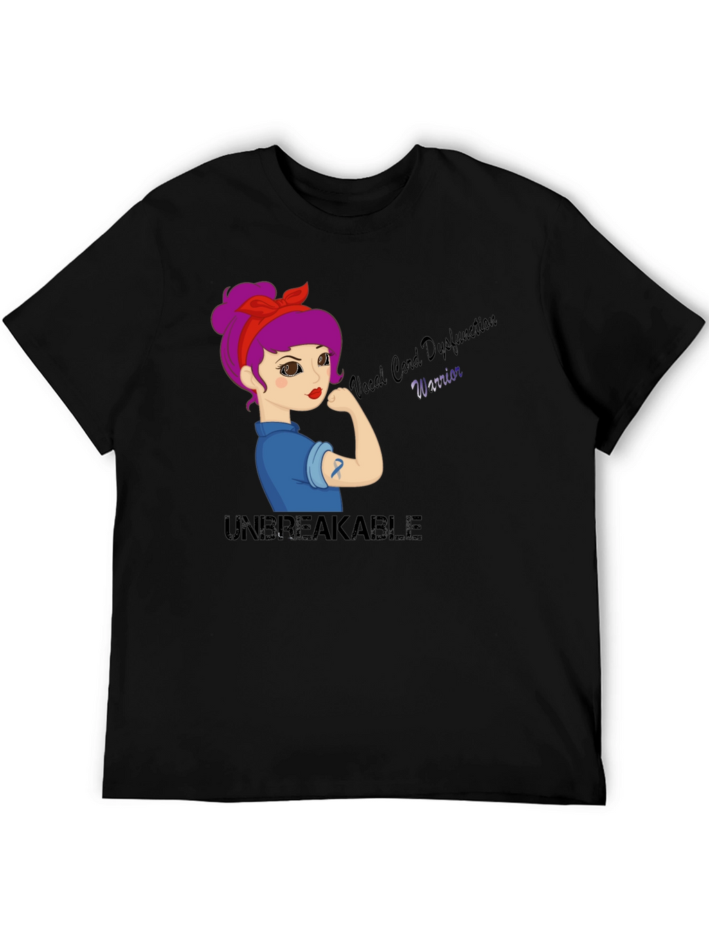 Vocal Cord Dysfunction Warrior T-Shirt