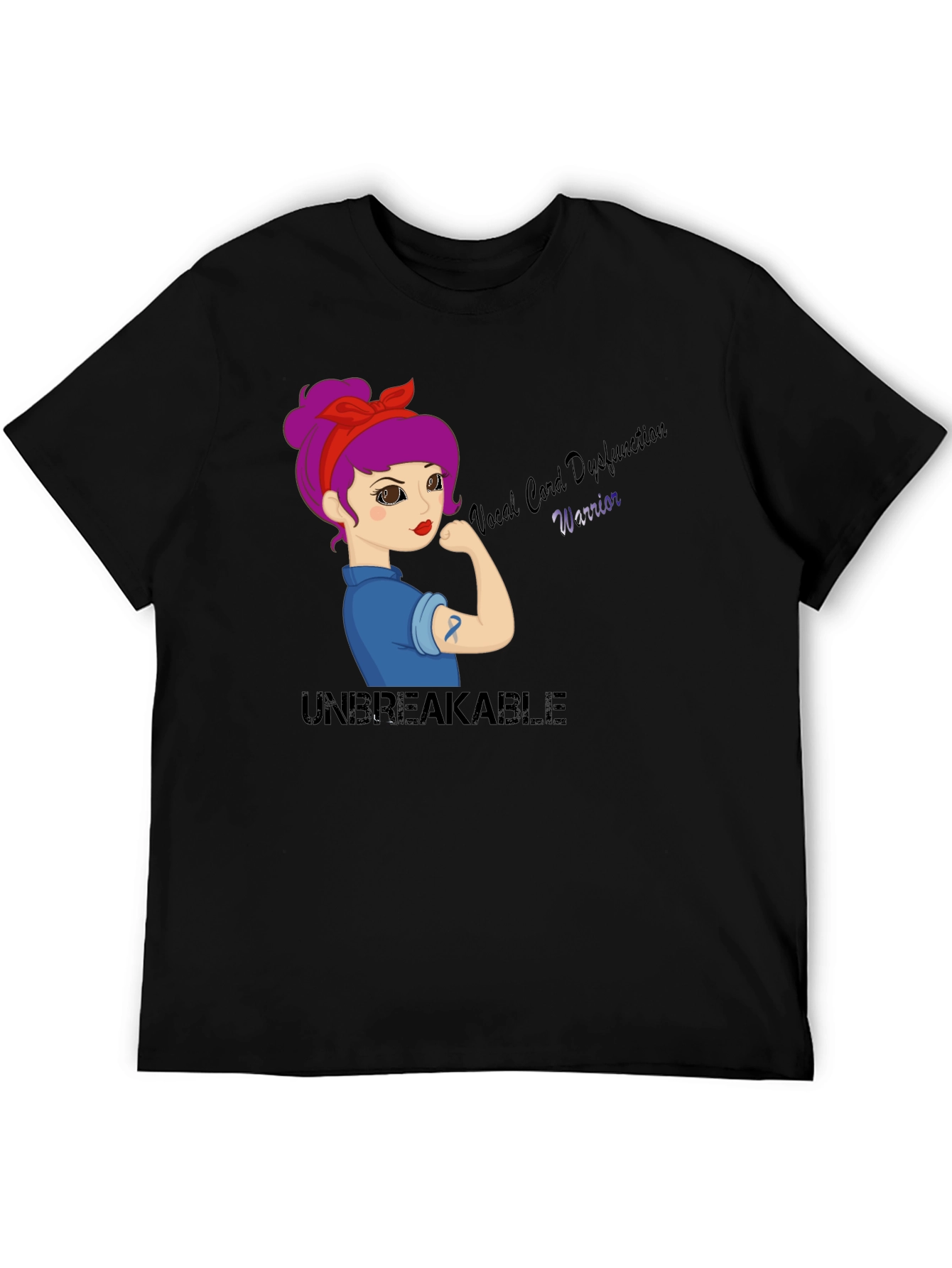 Vocal Cord Dysfunction Warrior T-Shirt