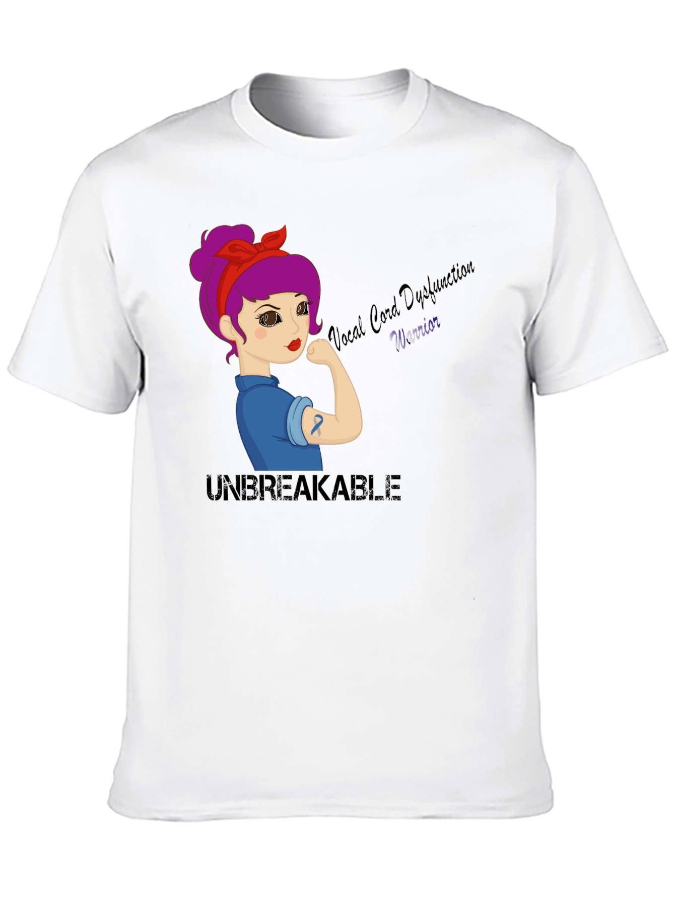 Vocal Cord Dysfunction Warrior T-Shirt