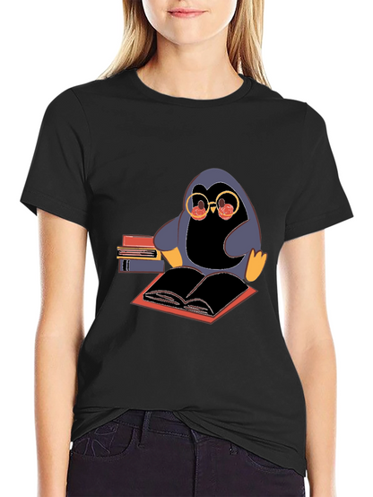 Bookworm Penguin T-Shirt