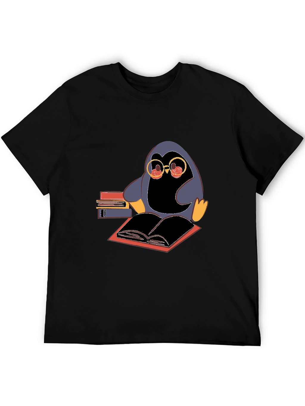 Bookworm Penguin T-Shirt