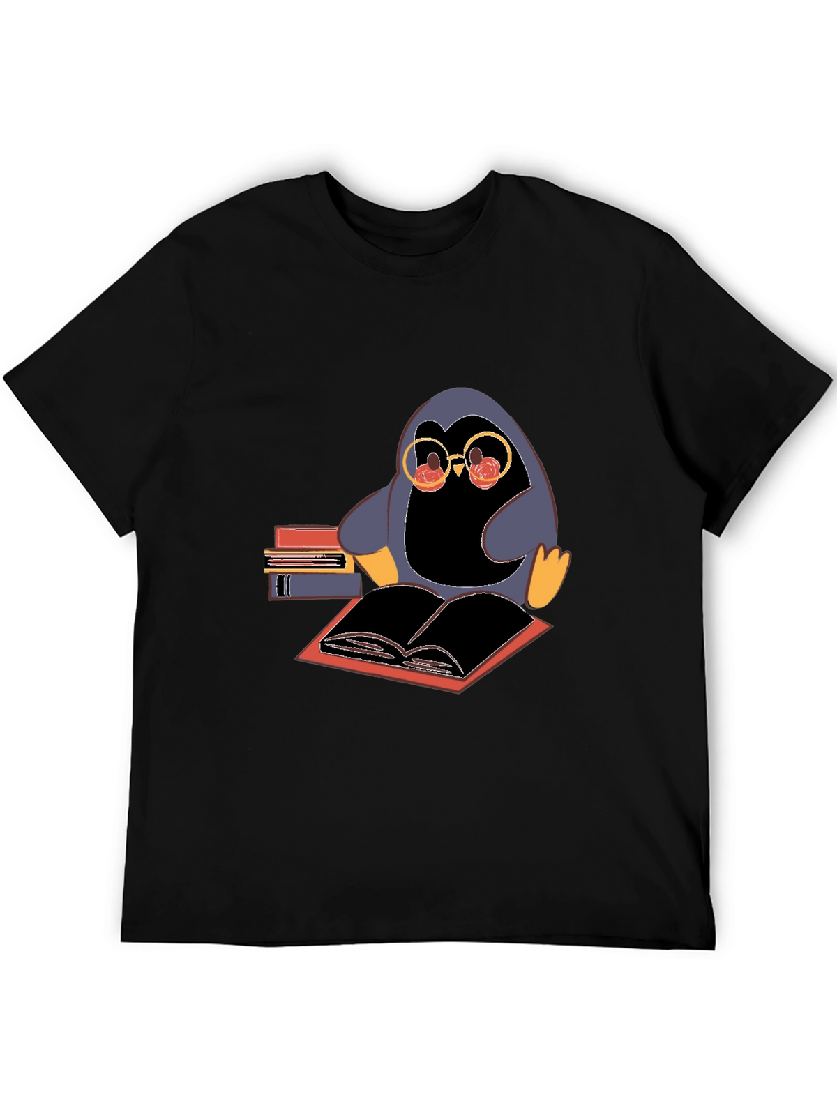 Bookworm Penguin T-Shirt