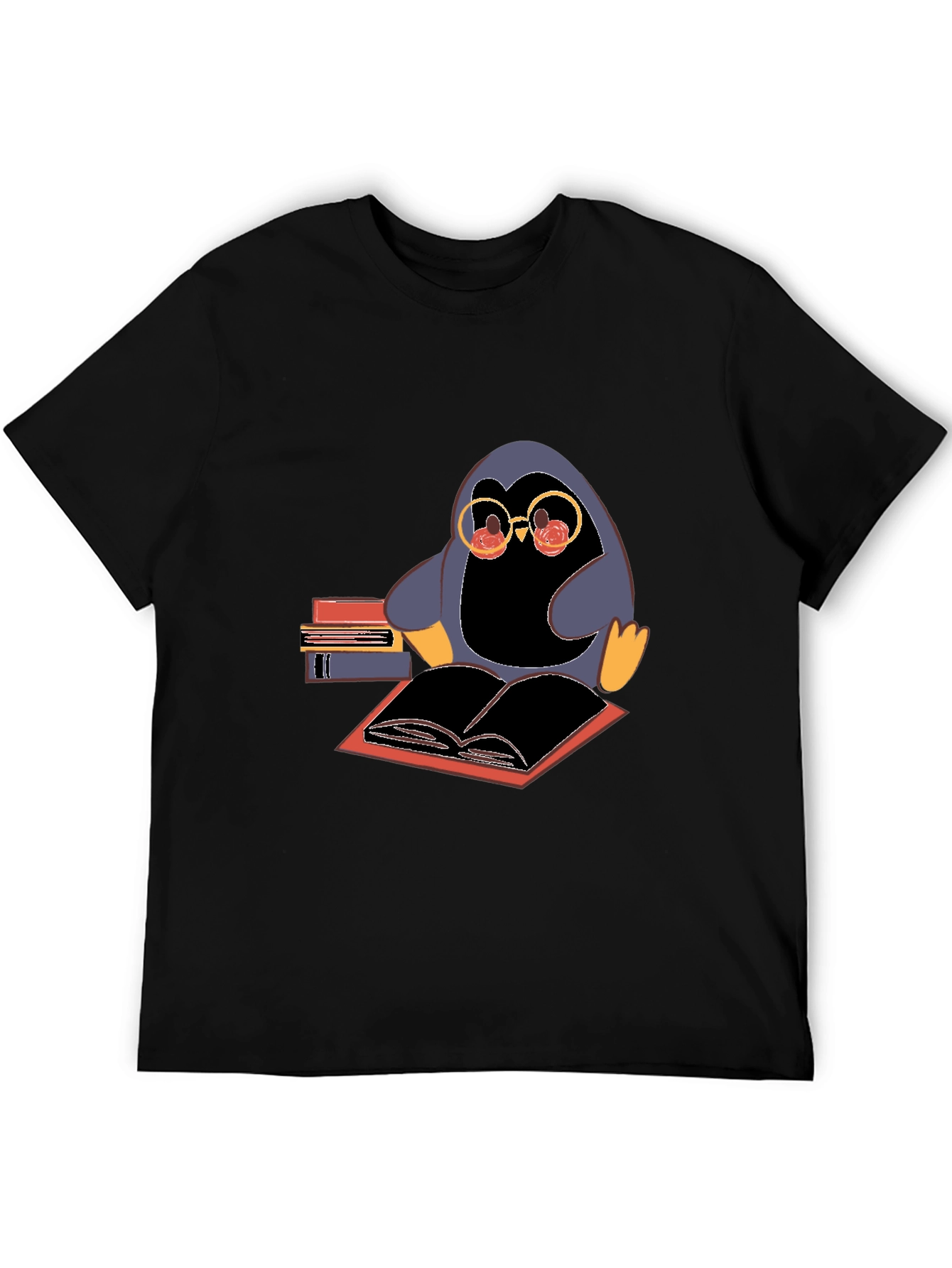 Bookworm Penguin T-Shirt