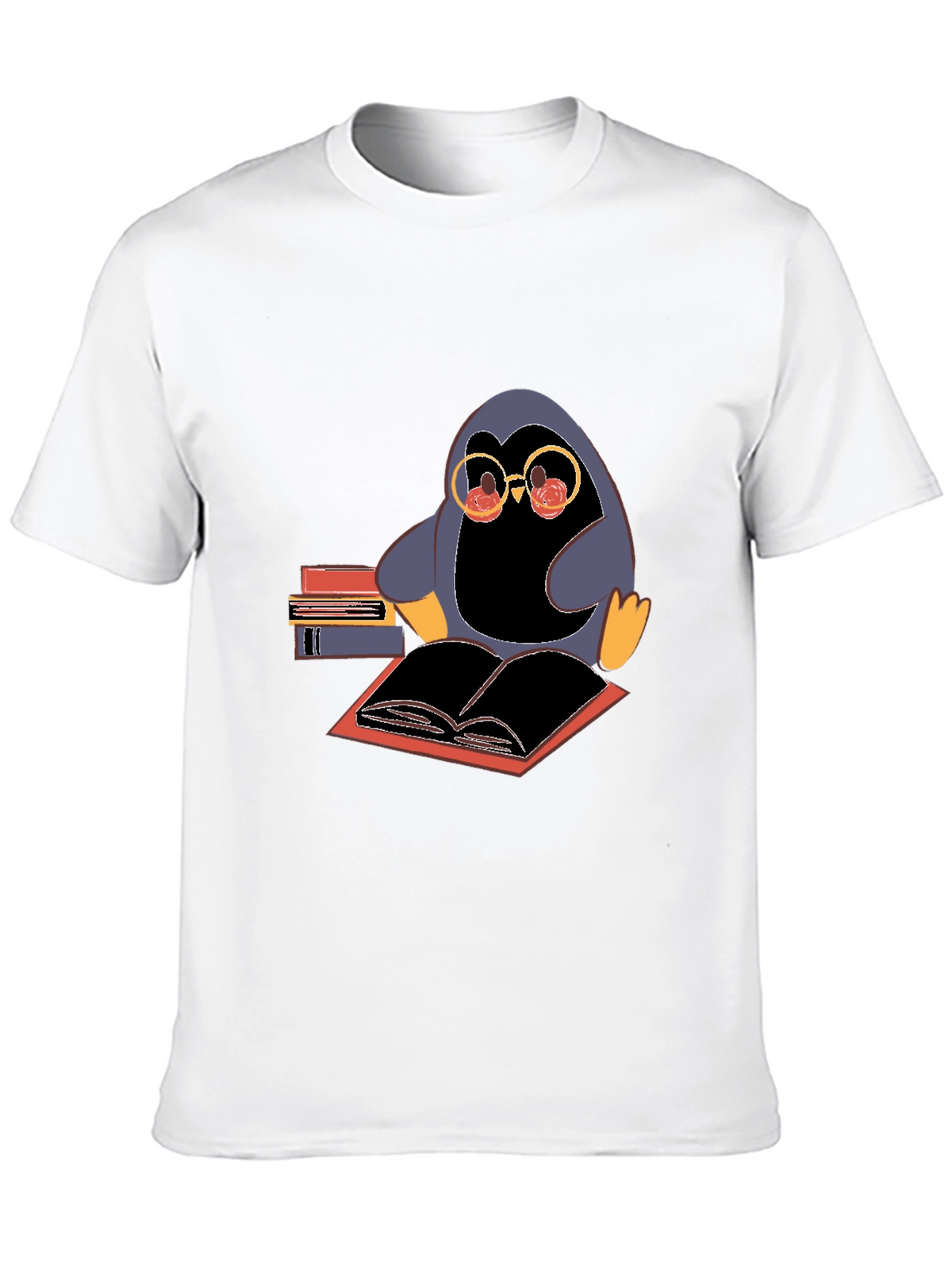 Bookworm Penguin T-Shirt