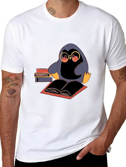 Bookworm Penguin T-Shirt