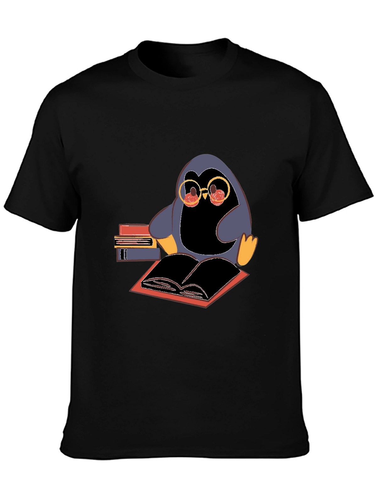 Bookworm Penguin T-Shirt